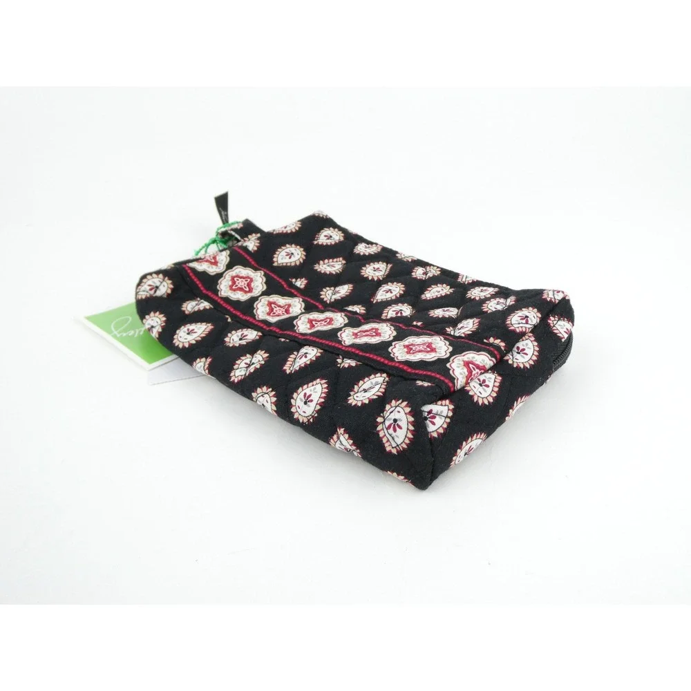 Vera Bradley Classic Black Small Cosmetic Case NWT